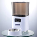 Smart Automatic Cat Feeder with Camera and Double Bowls