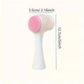 Dual-Sided Silicone Pet Paw Cleaner & Massage Brush