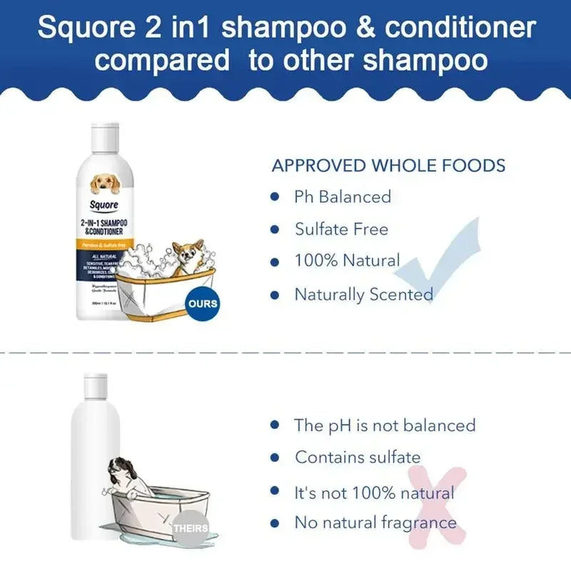 Natural 2-in-1 Puppy Shampoo and Conditioner