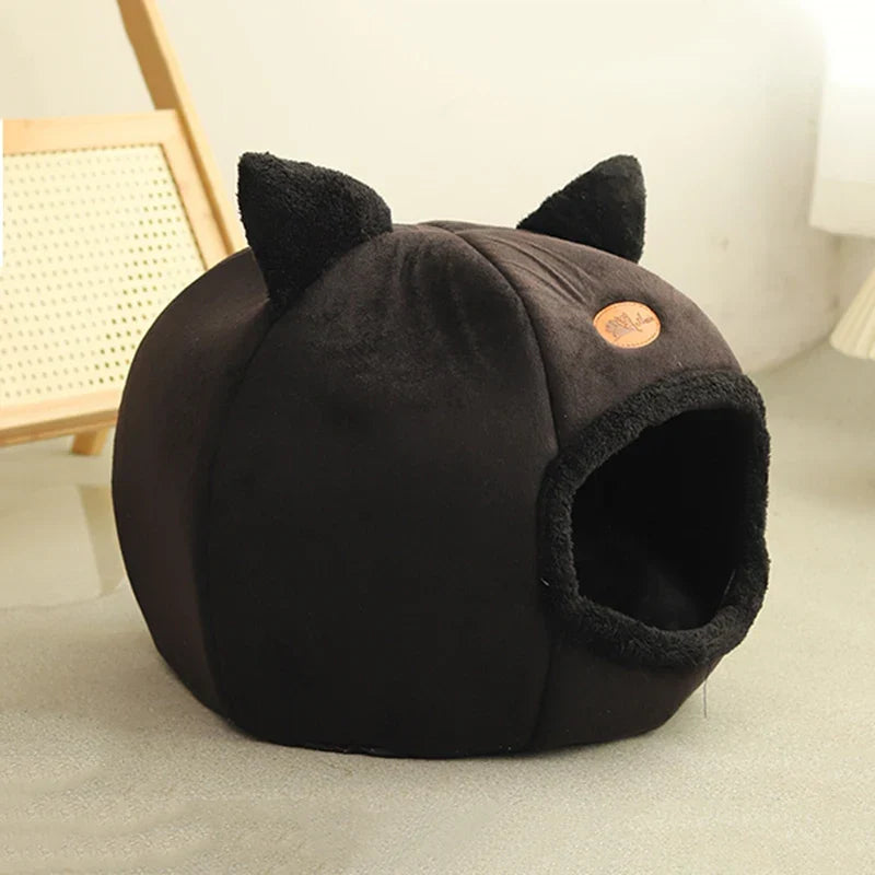 Deep Sleep Cat Cave Bed - Cozy Indoor Nest for Cats