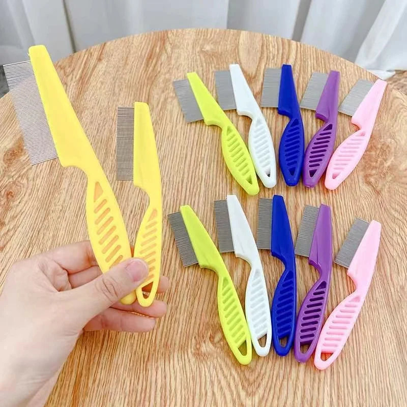 Stainless Steel Flea &amp; Shedding Grooming Comb for Pets