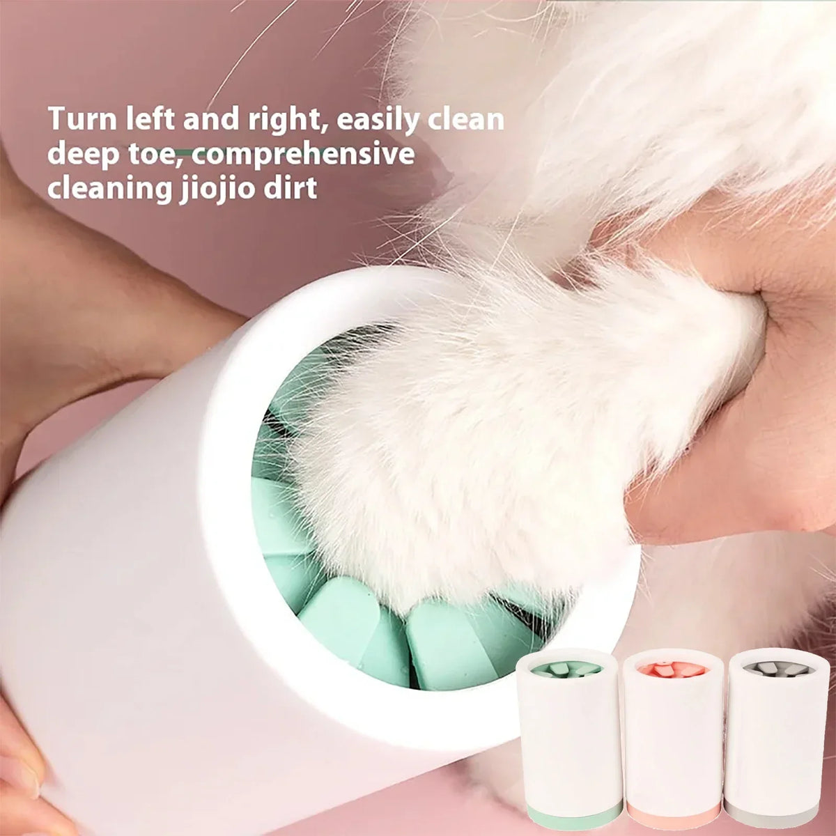Soft Silicone Pet Paw Washer Cup for Dogs & Cats