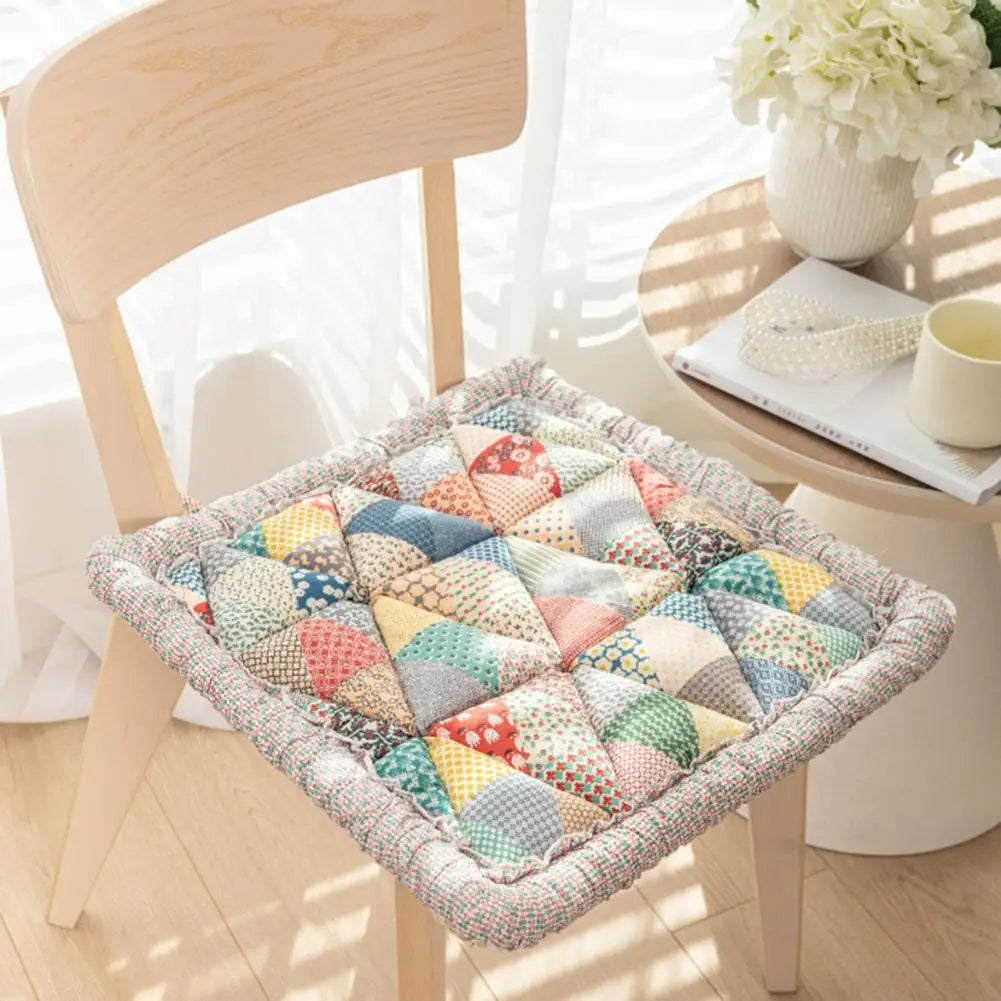 Bohemian Plush Non-Slip Sofa Cover with Floral Pattern
