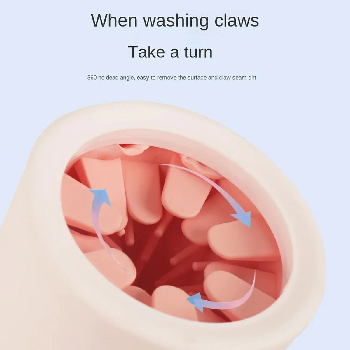 Soft Silicone Pet Paw Washer Cup for Dogs & Cats