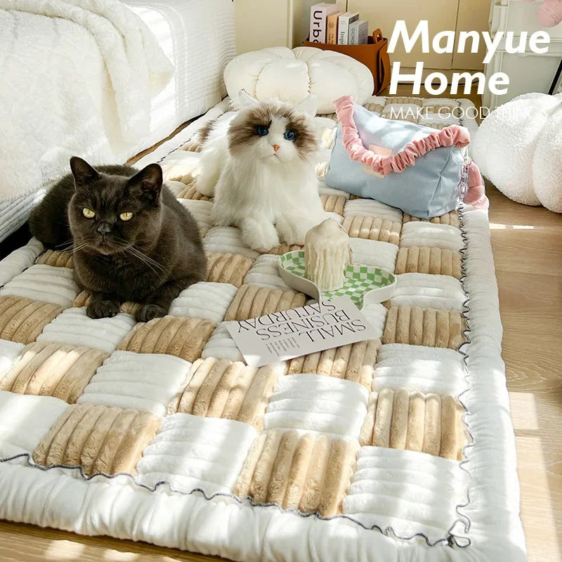 Thick Plush Anti-Slip Sofa Cover for Pet Owners