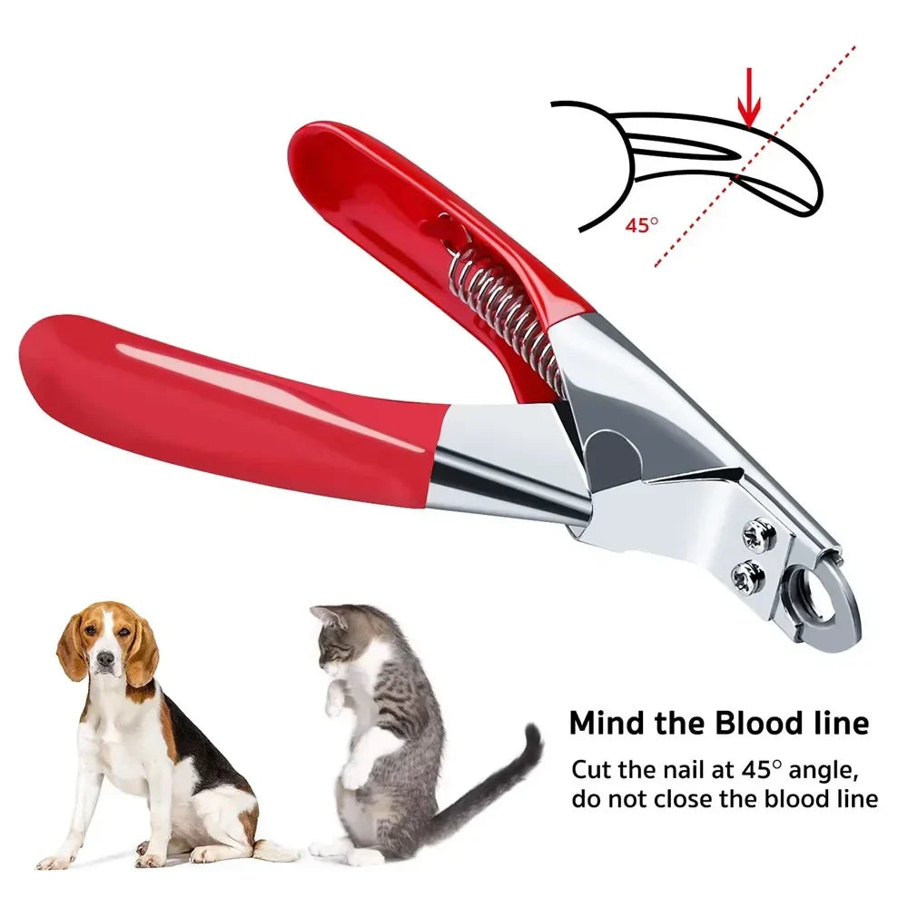 Stainless Steel Pet Nail Clipper for Dogs and Cats