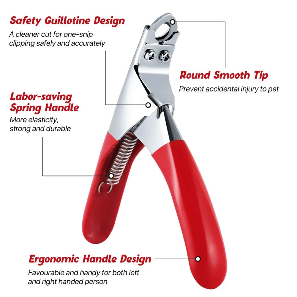 Stainless Steel Pet Nail Clipper for Dogs and Cats