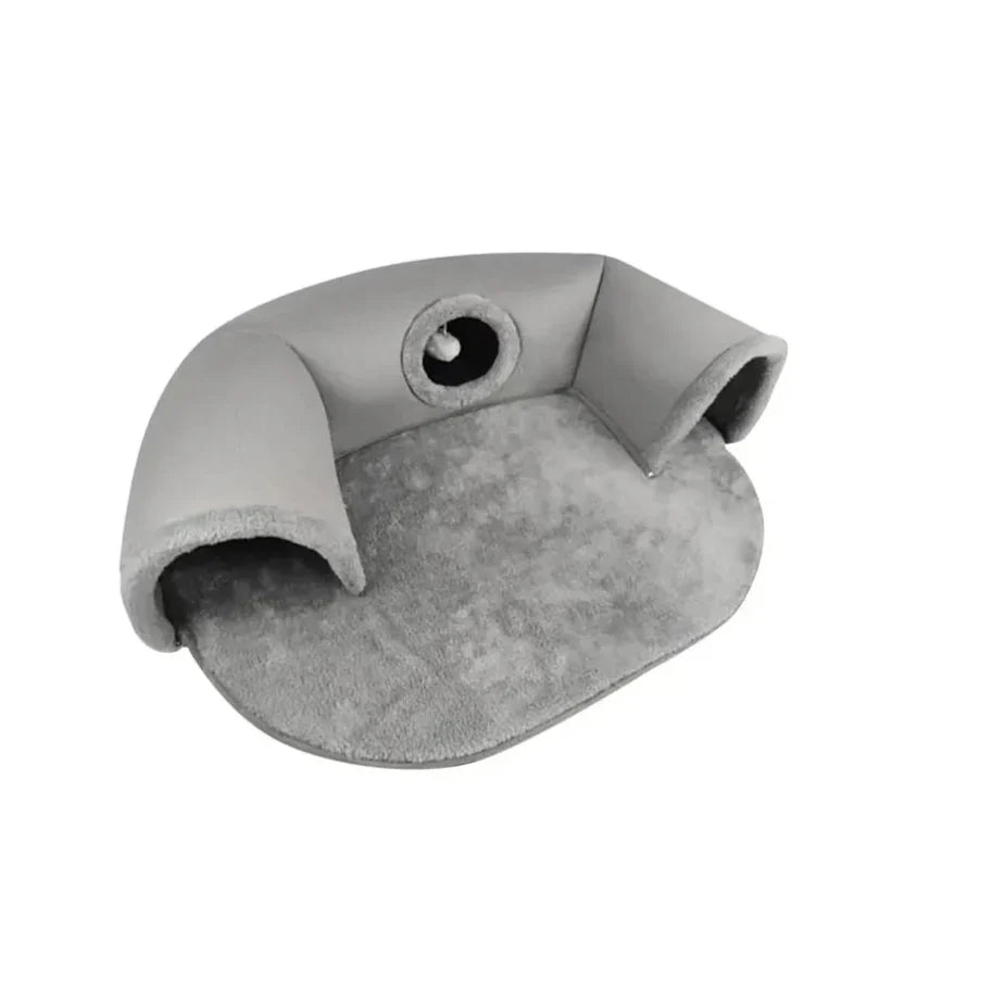 Cozy Plush Pet Bed for Cats and Small Dogs