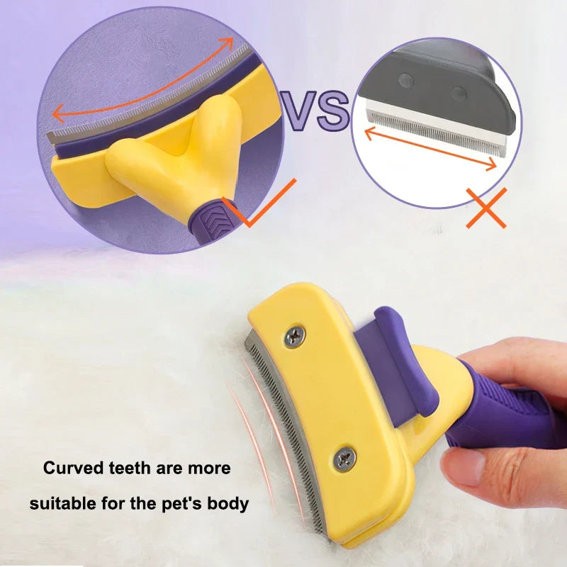 Stainless Steel Anti-Lice Grooming Comb for Dogs and Cats