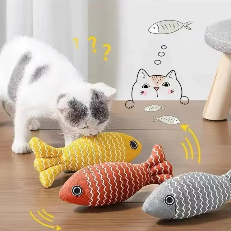 Catnip Plush Teeth-Grinding Toy for Kittens &amp; Puppies