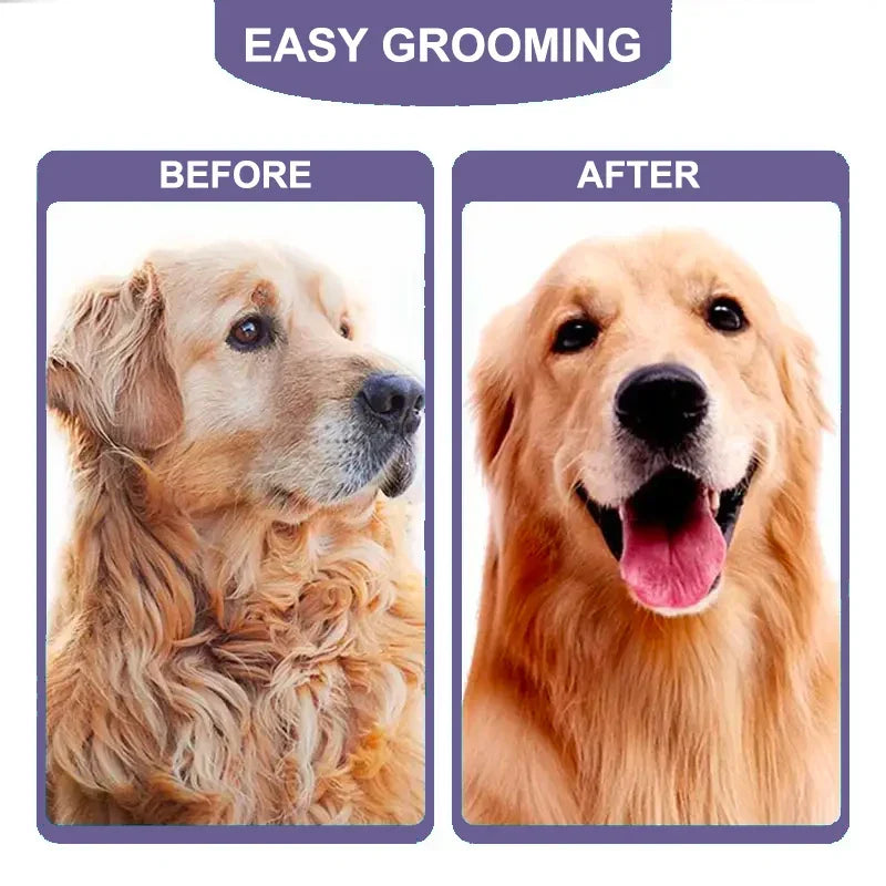 Stainless Steel Anti-Lice Grooming Comb for Dogs and Cats