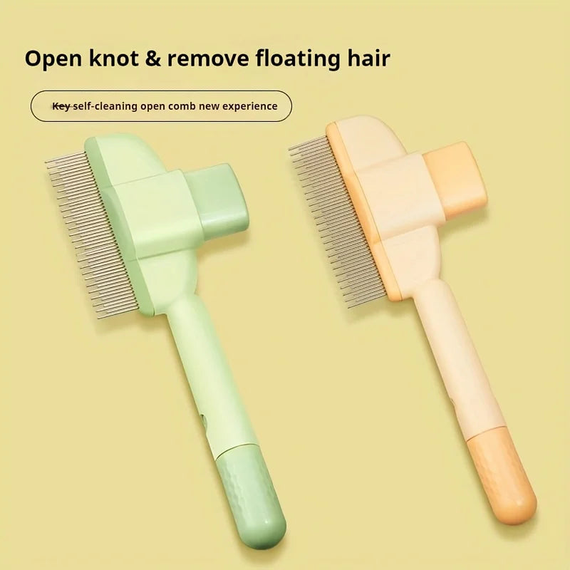 Dog &amp; Cat Hair Remover Grooming Brush for Long-Haired Pets