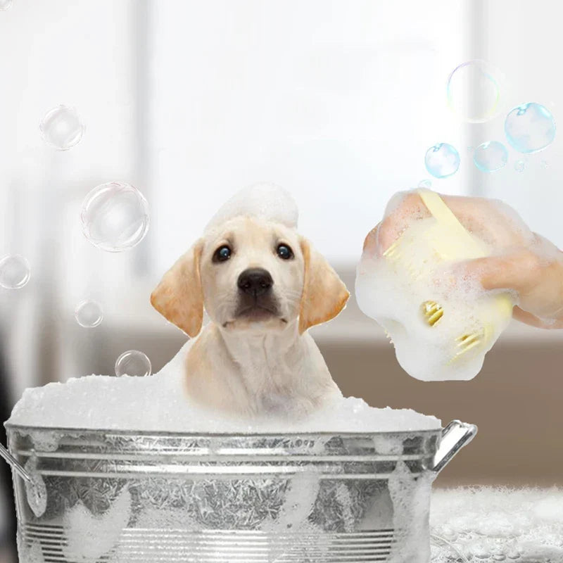 Silicone Dog Grooming and Bath Massage Gloves