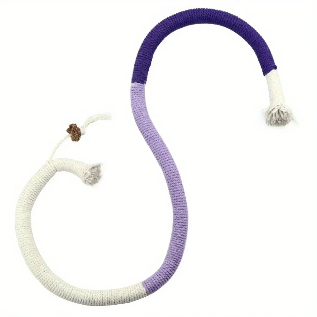 Cotton Catnip Rope Chew Toy for Teeth Cleaning