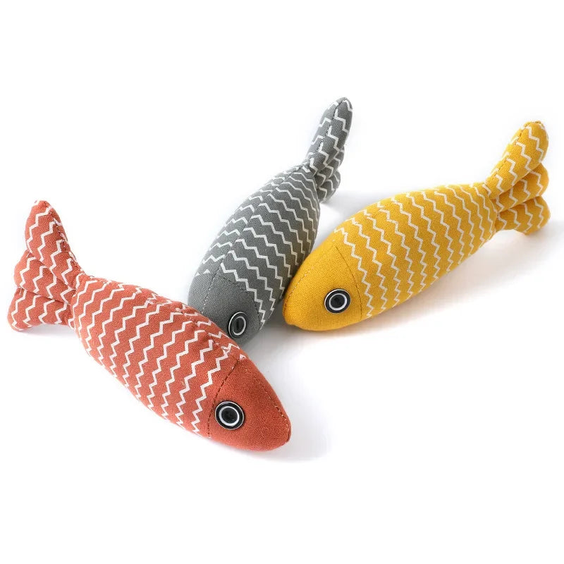 Catnip Plush Teeth-Grinding Toy for Kittens &amp; Puppies