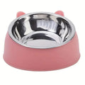 Raised Tilt Pet Bowl - Non-Slip Feeder for Cats & Dogs