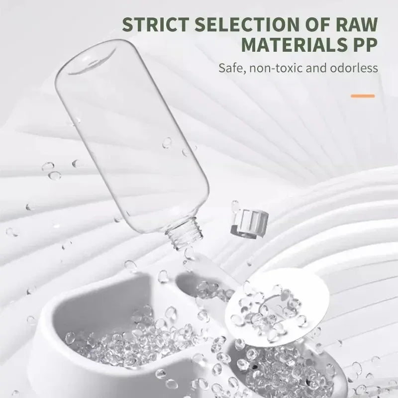 Double Bowl Feeding Set for Small Dogs and Cats