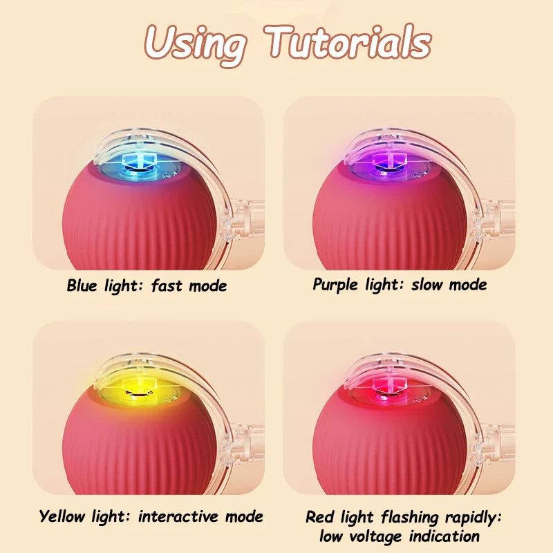 Automatic Rolling Interactive Cat Ball Toy