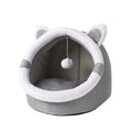 Cat Cave Bed - Cozy Semi-Enclosed Nest House