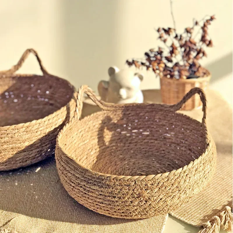 Handmade Vine Woven Cat Nest with Detachable Washable Pad