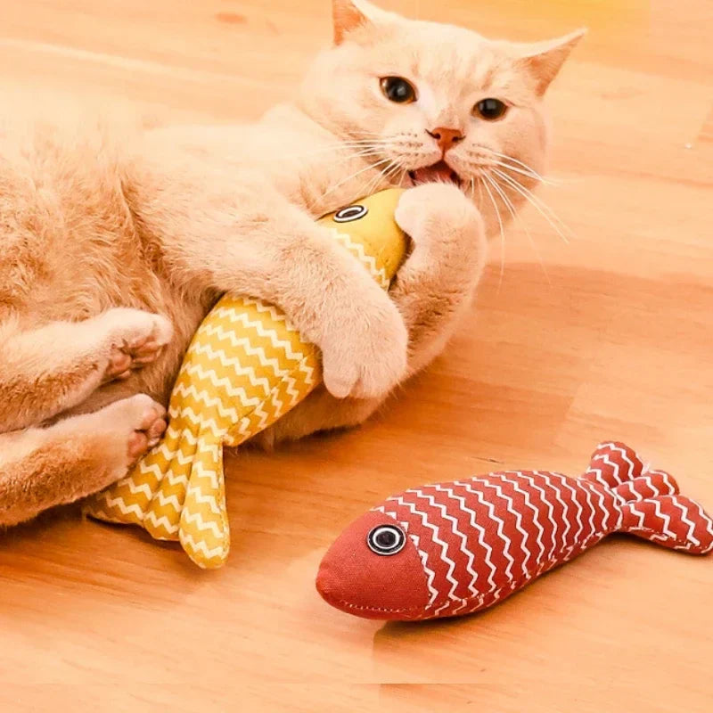 Catnip Plush Teeth-Grinding Toy for Kittens &amp; Puppies