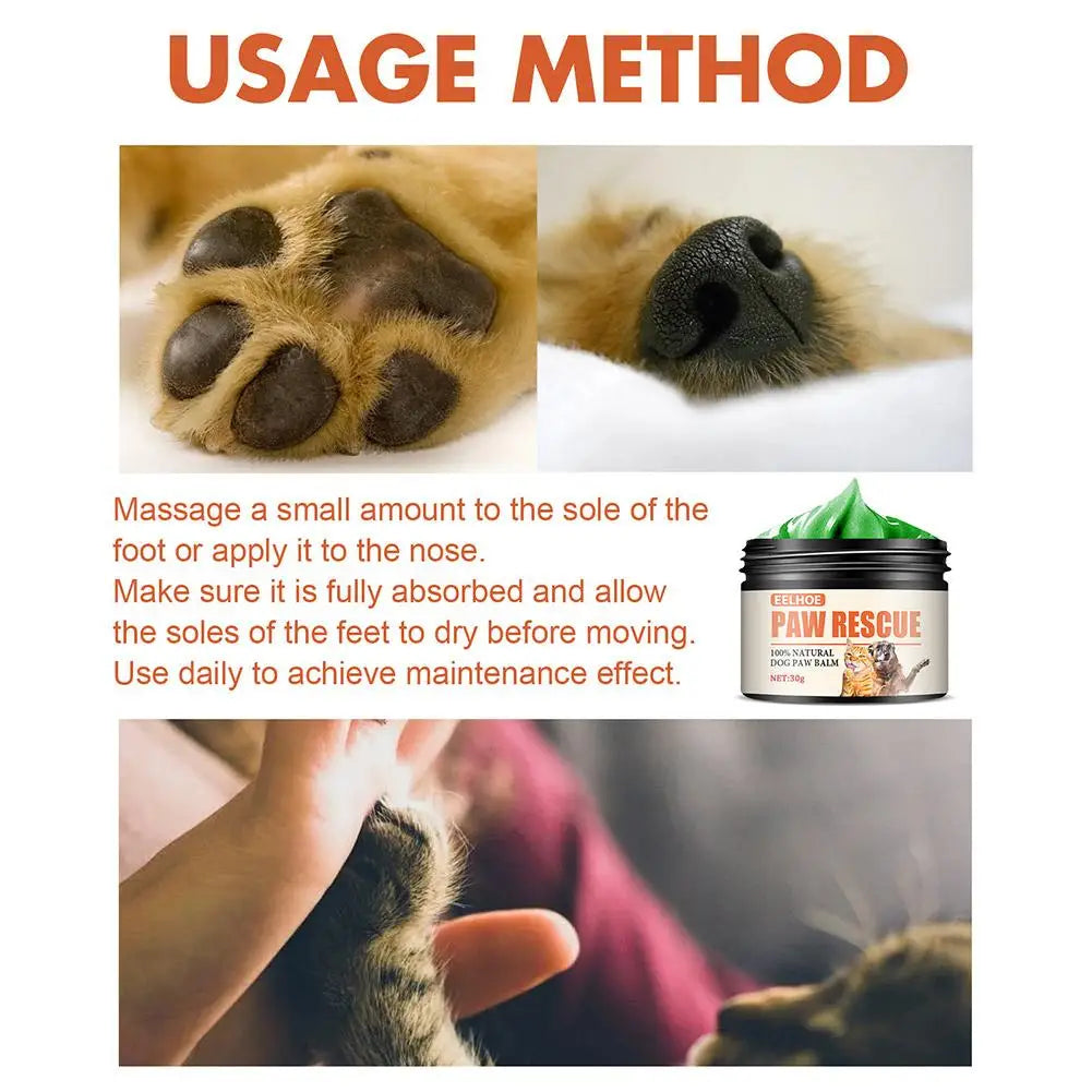 Moisturizing Paw Balm for Dogs and Cats - Foot Care Cream