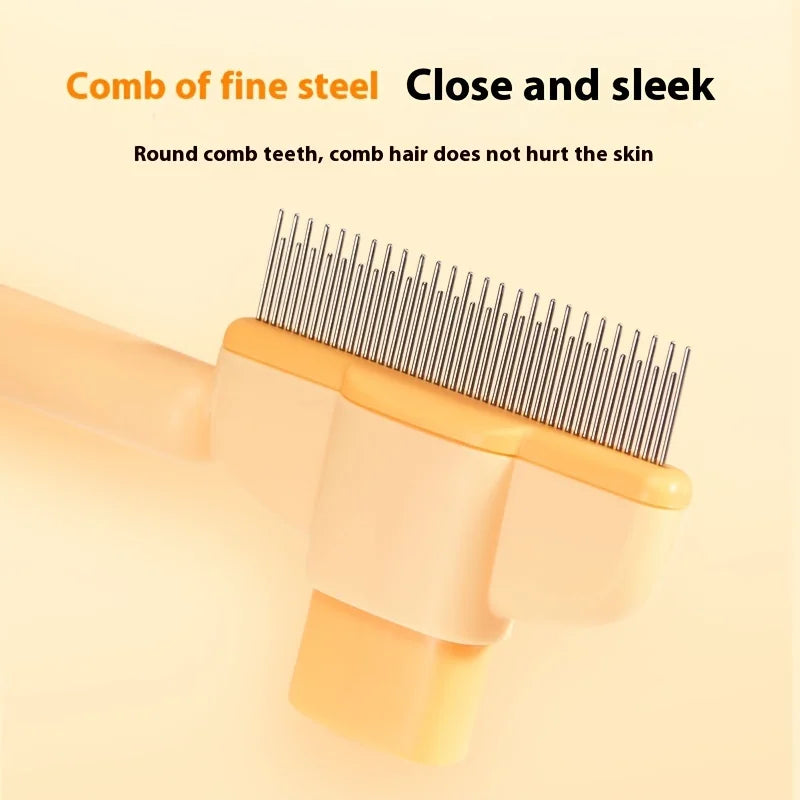 Dog &amp; Cat Hair Remover Grooming Brush for Long-Haired Pets