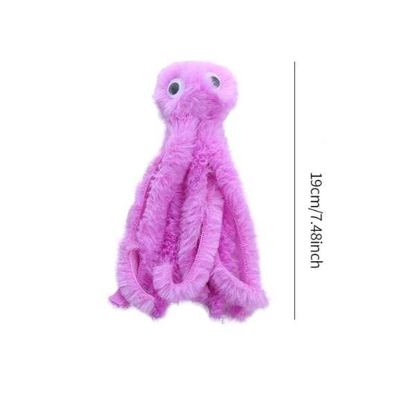 Bite-Resistant Octopus Plush Interactive Cat Toy