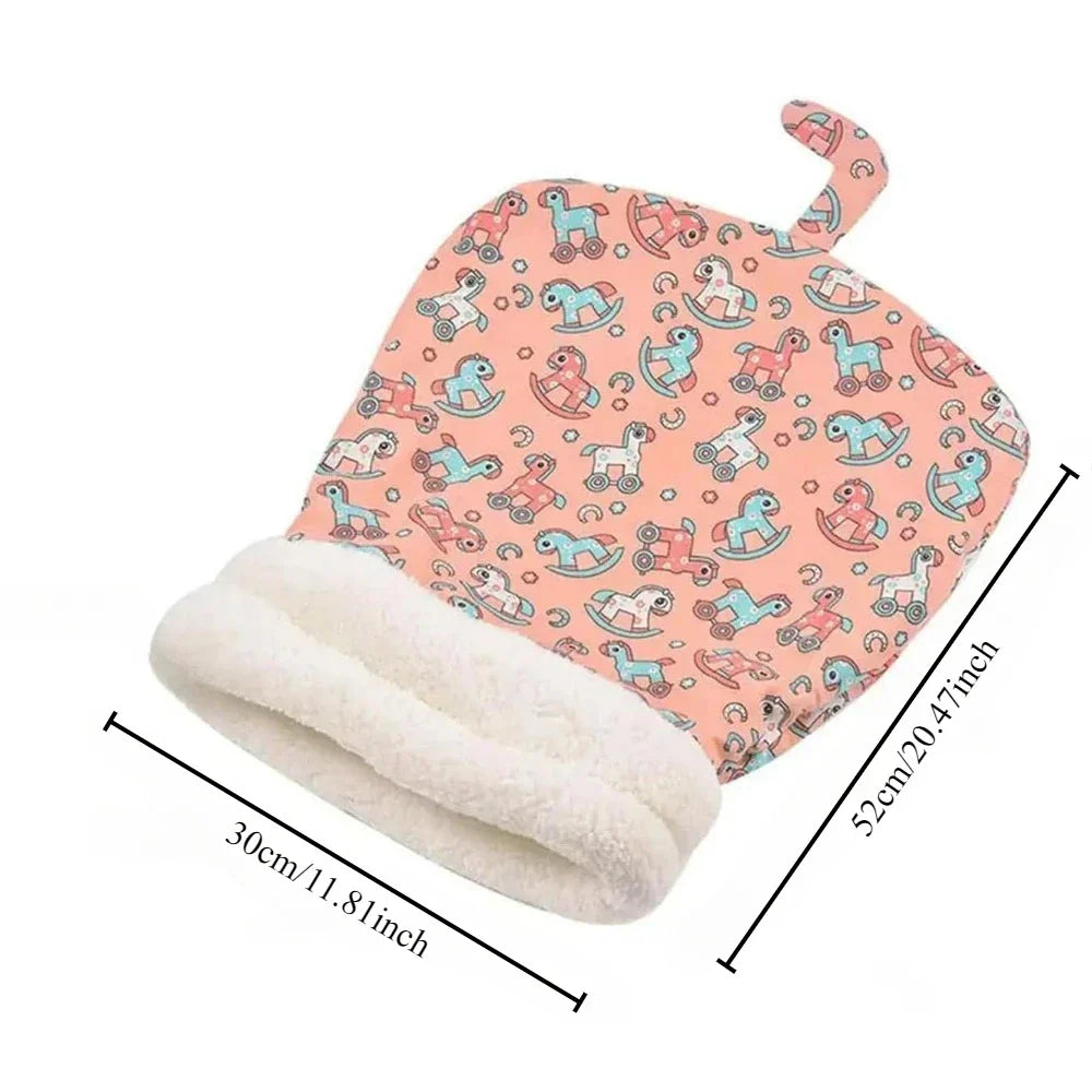 Self-Warming Plush Cat Sleeping Bag Bed