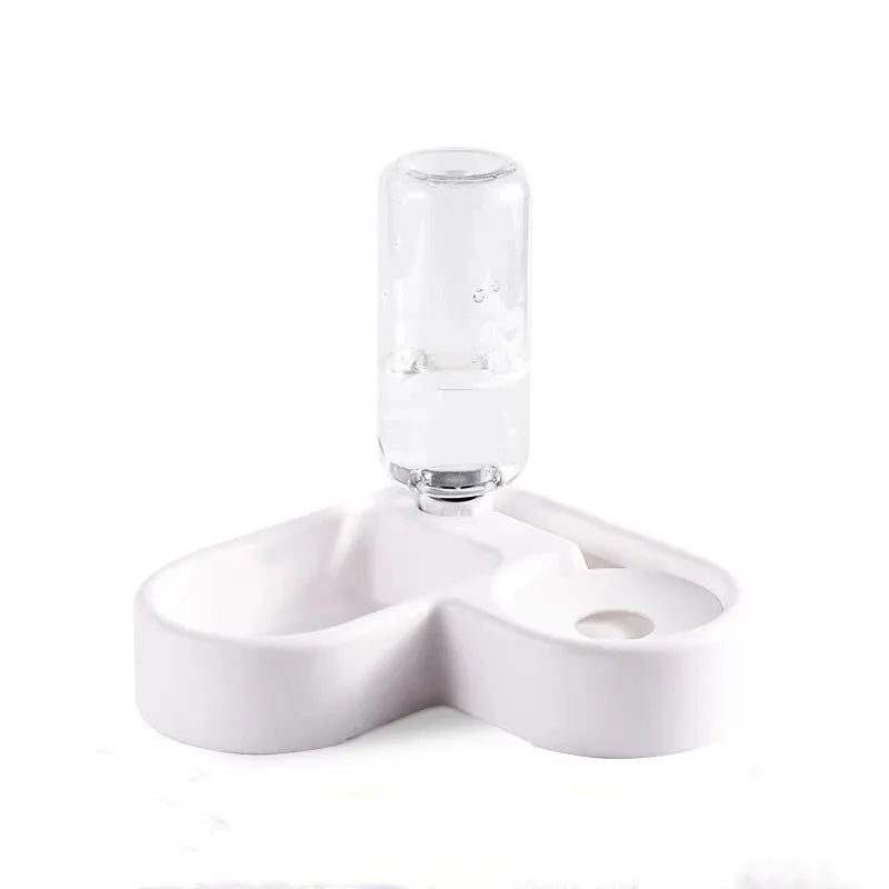 Double Bowl Feeding Set for Small Dogs and Cats