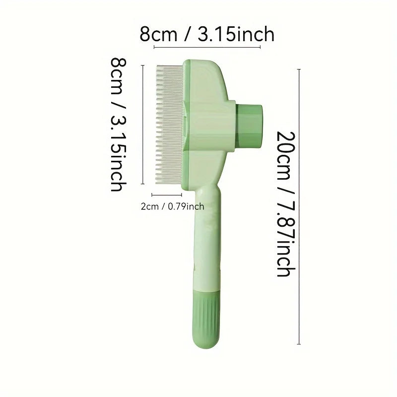 Dog &amp; Cat Hair Remover Grooming Brush for Long-Haired Pets