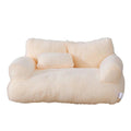 Luxury Plush Cat Bed Sofa - Warm Winter Nest for Small & Medium Pets
