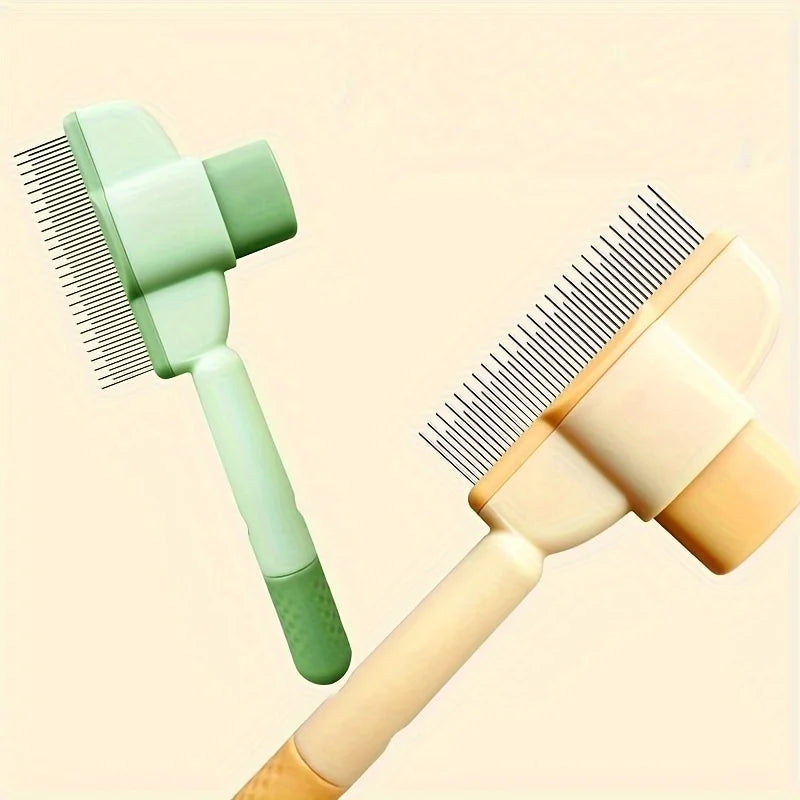 Dog &amp; Cat Hair Remover Grooming Brush for Long-Haired Pets