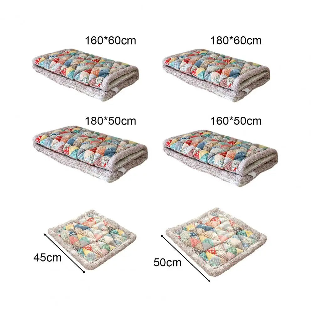 Bohemian Plush Non-Slip Sofa Cover with Floral Pattern