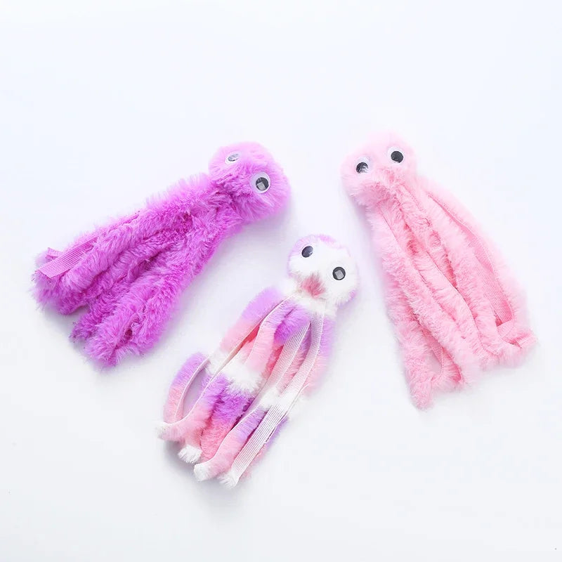 Bite-Resistant Octopus Plush Interactive Cat Toy