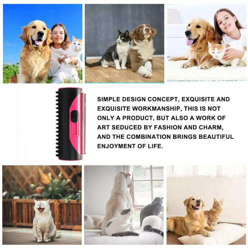 Deshedding Brush for Dogs and Cats - Pet Hair Removal Tool