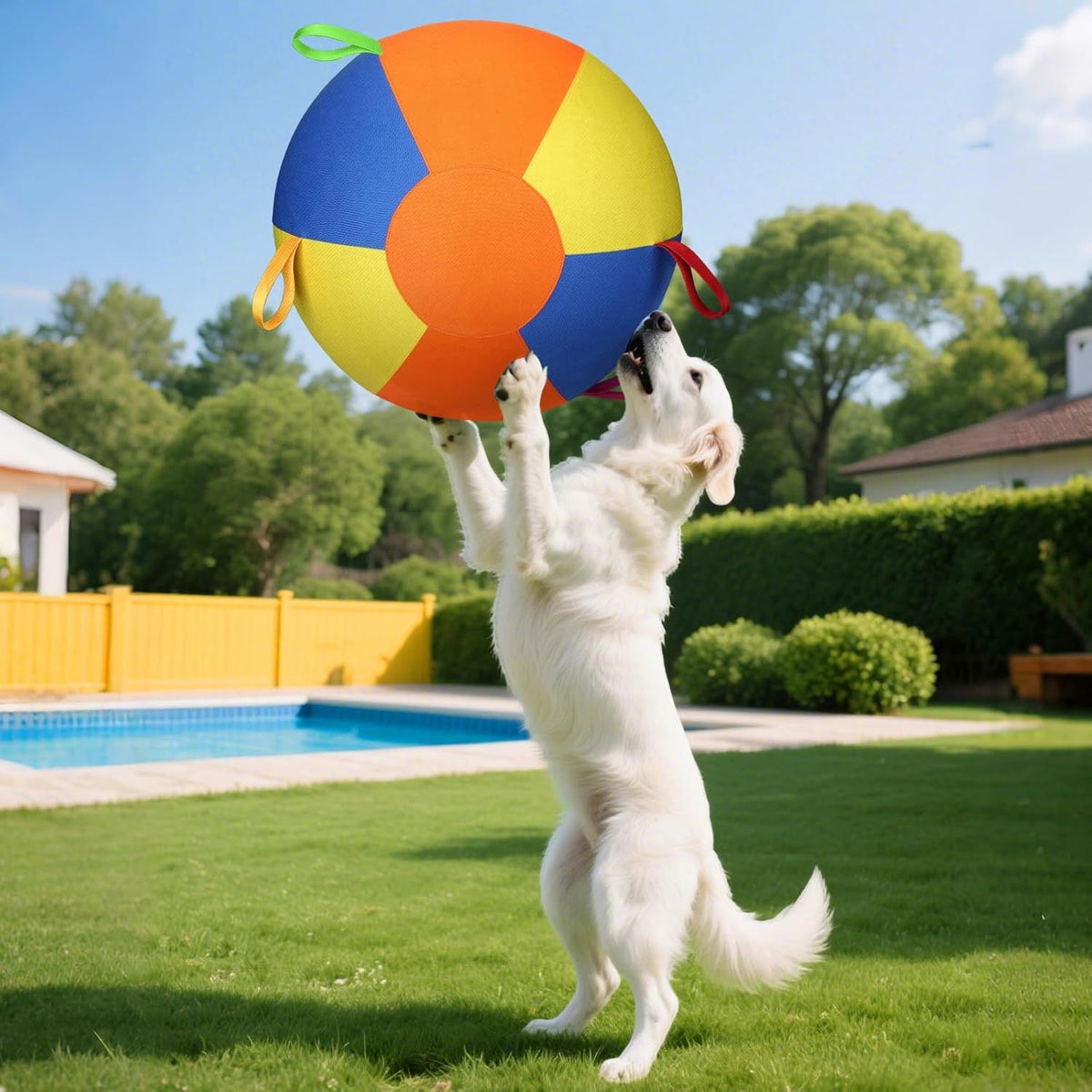 Inflatable Dog Herding Ball - Durable Outdoor Push & Chase Toy