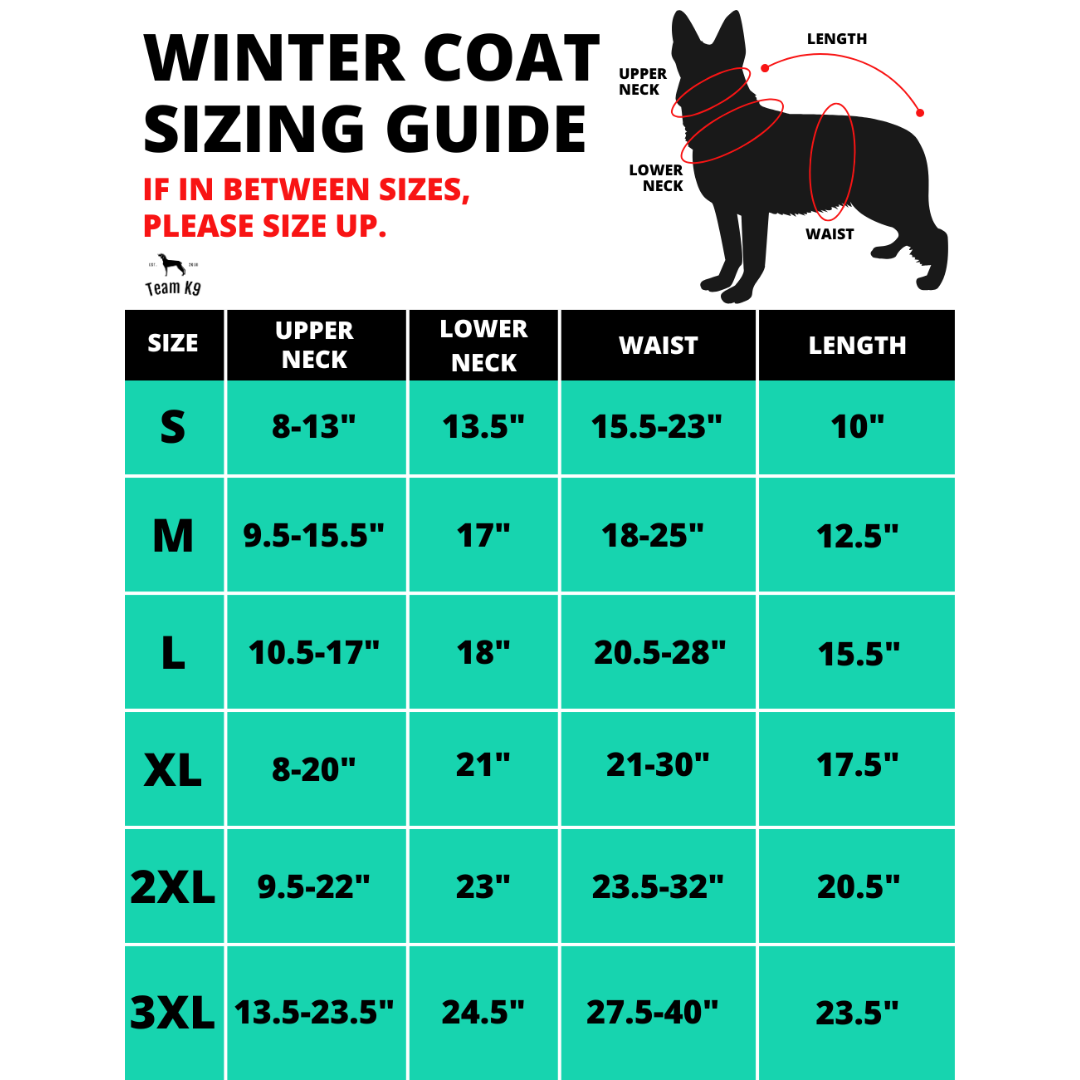 Water-Resistant Reflective Dog Winter Coat