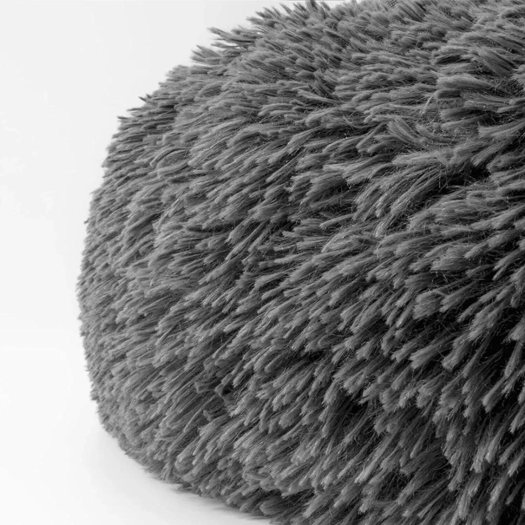Calming Dog Bed - Ultra Plush Cozy Nest with Raised Rim