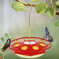 Flower-Shaped Hummingbird Feeder - 8 Port Hanging Feeder