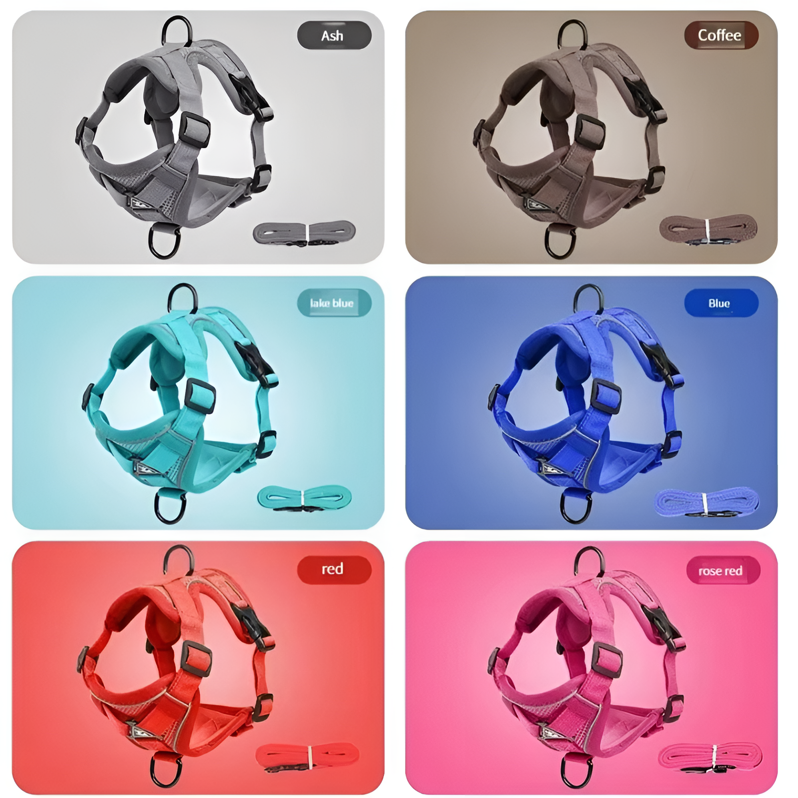 360° Reflective Cat Harness and Leash Set