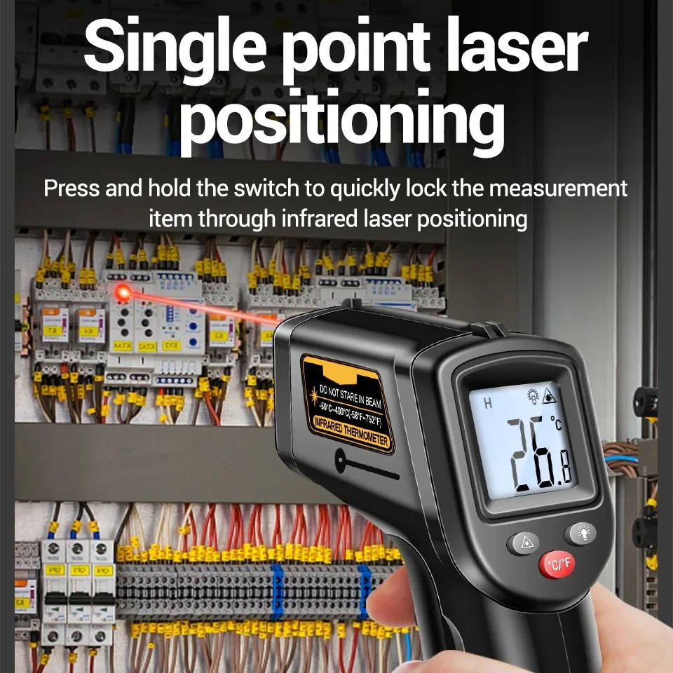 Infrared Laser Thermometer All-in-One Temperature Gun