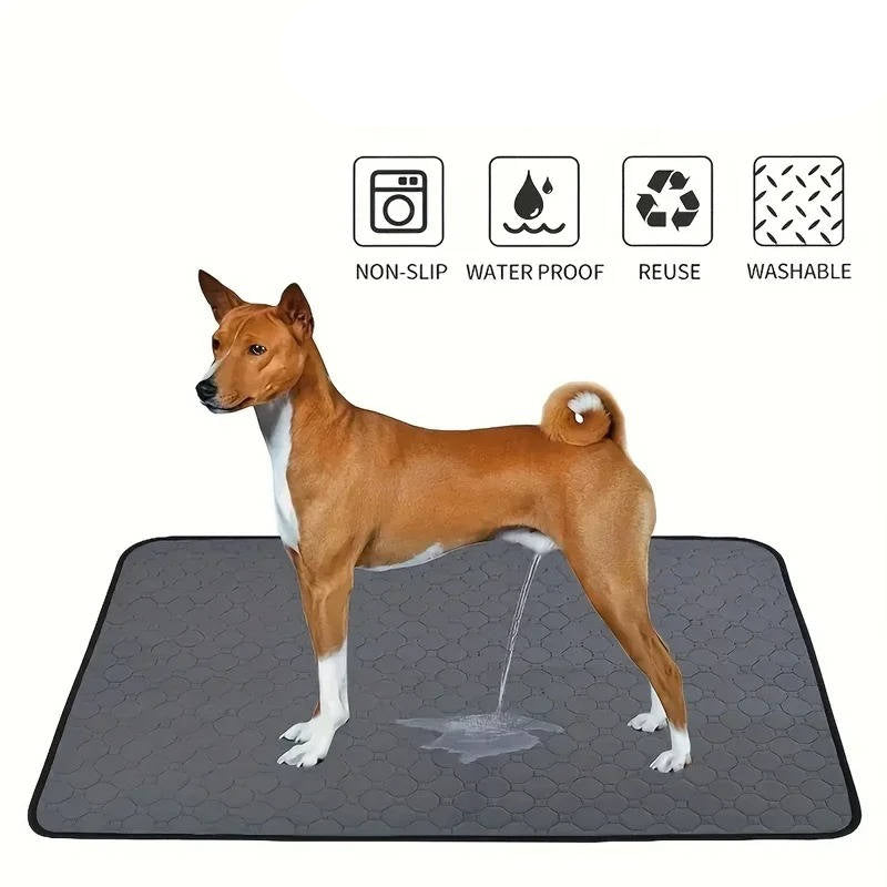 4-Layer Absorbent Dog Pee Pads, Disposable and Reusable