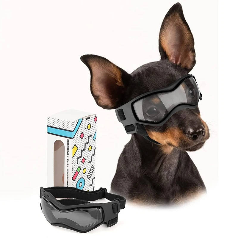 UV Protective Dog Goggles for Car Rides and Outdoor Adventures