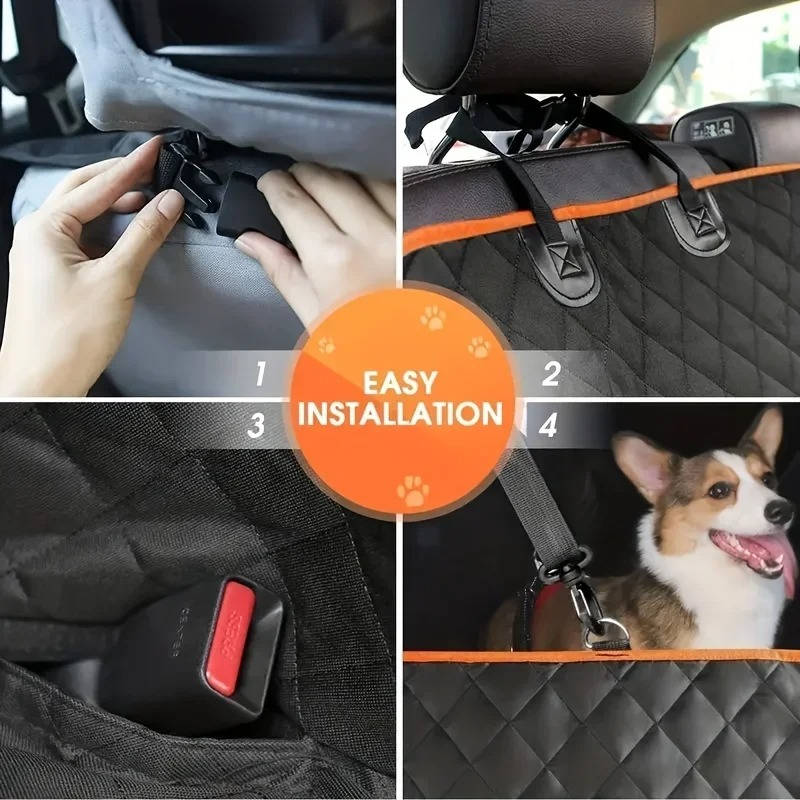 Waterproof Scratch-Resistant Dog Car Seat Protector