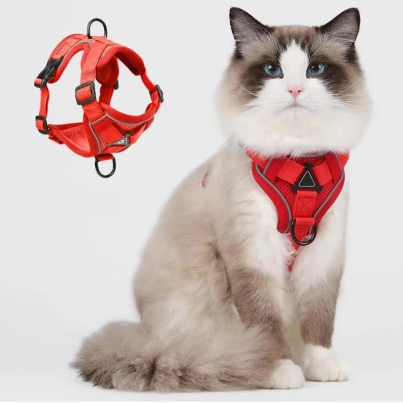 360° Reflective Cat Harness and Leash Set