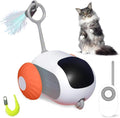 Dual Mode Remote Control Cat Toy with Sensors