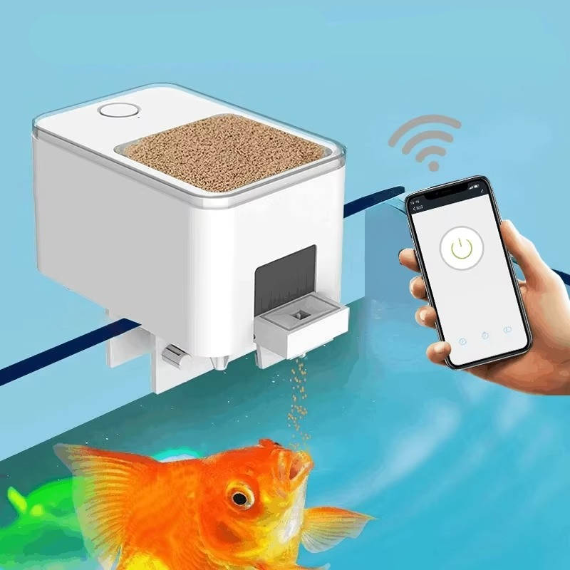 WiFi Voice-Controlled Automatic Fish Feeder