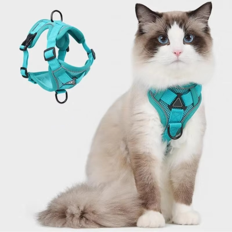 360° Reflective Cat Harness and Leash Set