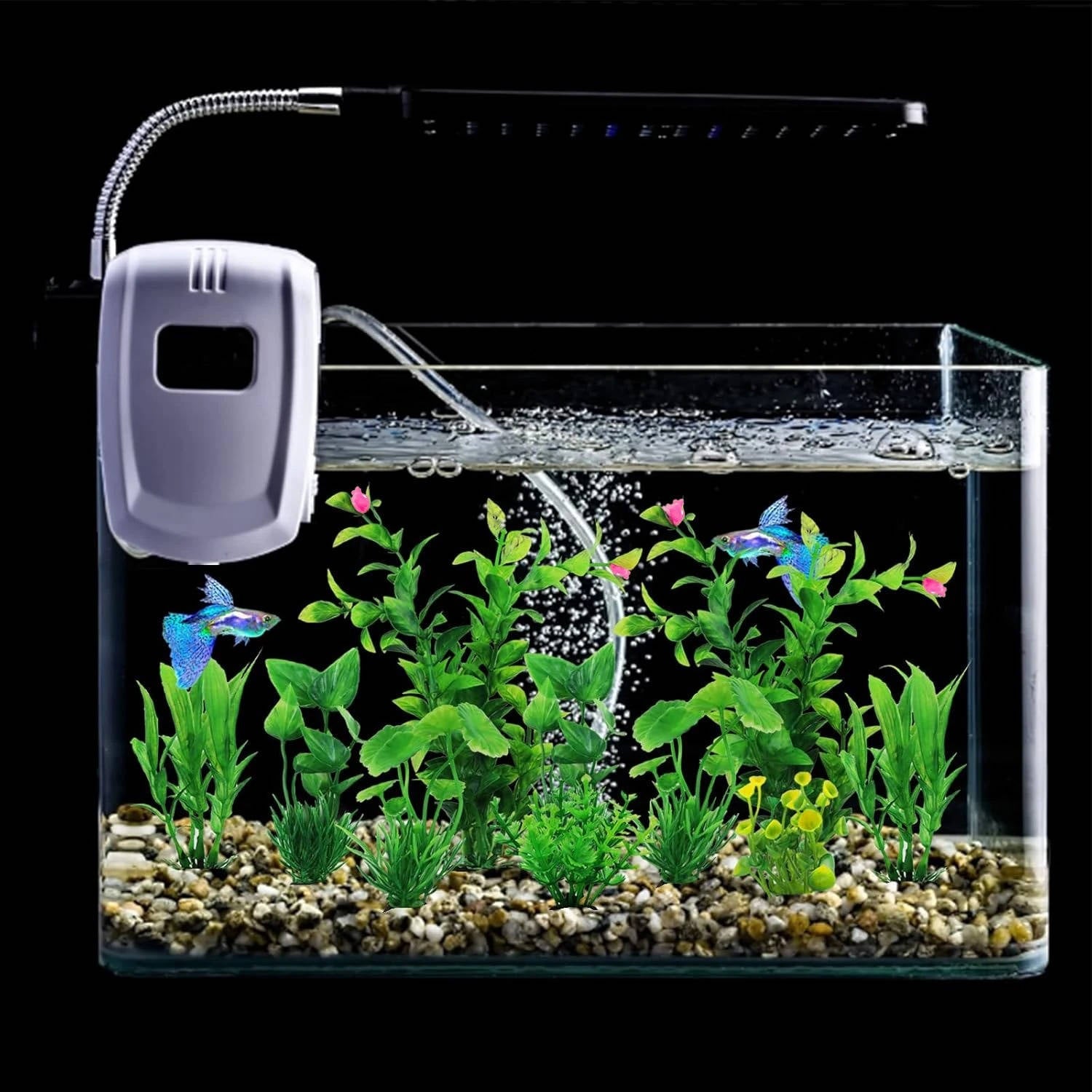 Artificial Fish Tank Plants - Aquarium Decoration Set